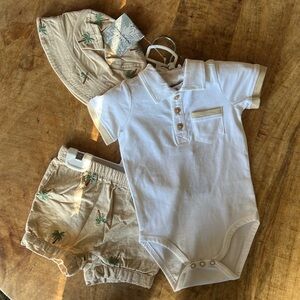 3pc Palm tree Outfit || Tommy Bahama Kids